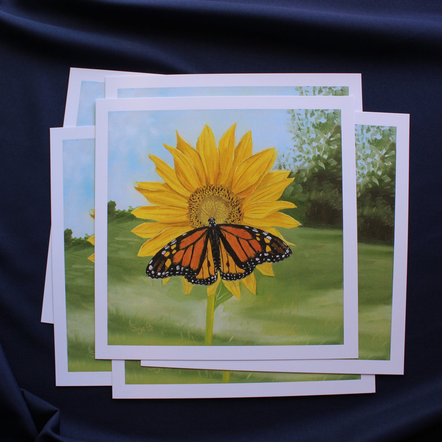 Sunflower Paper Print