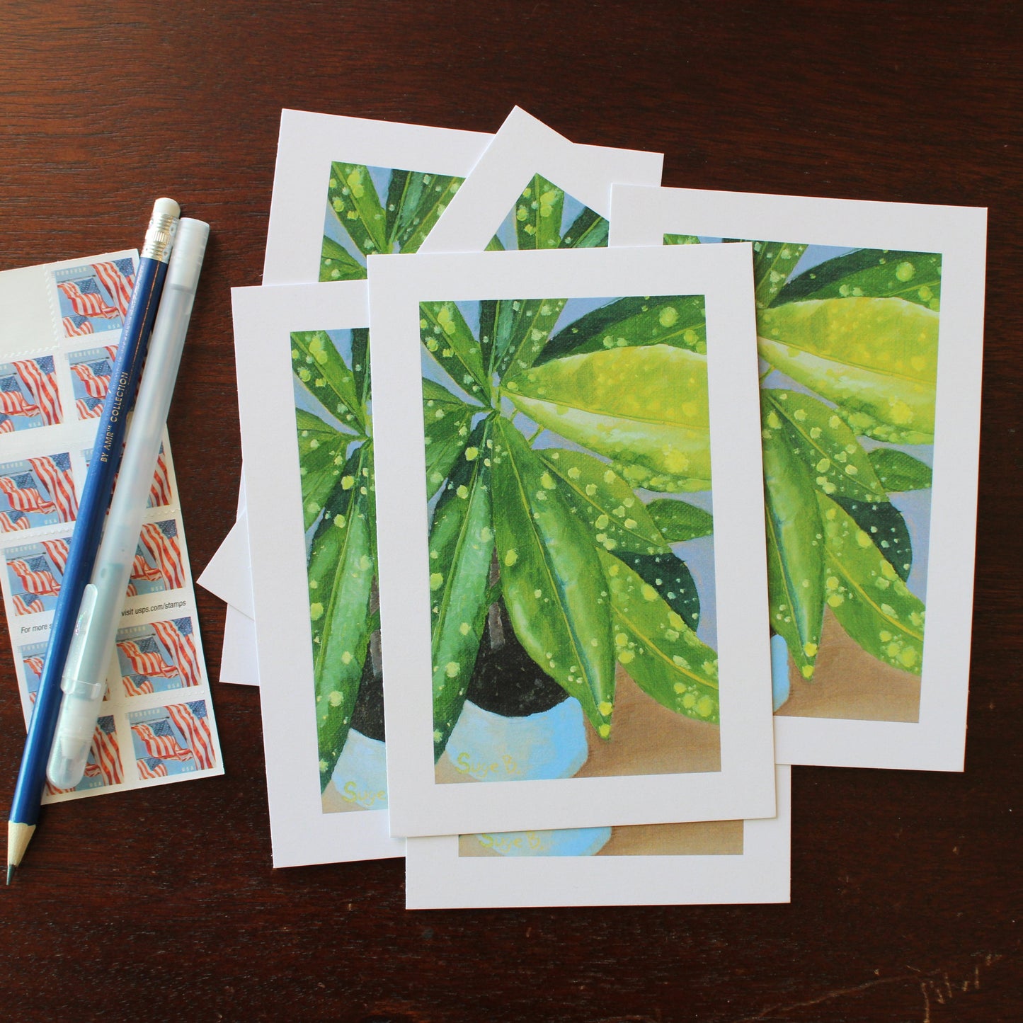 Gold Dust Croton Postcard
