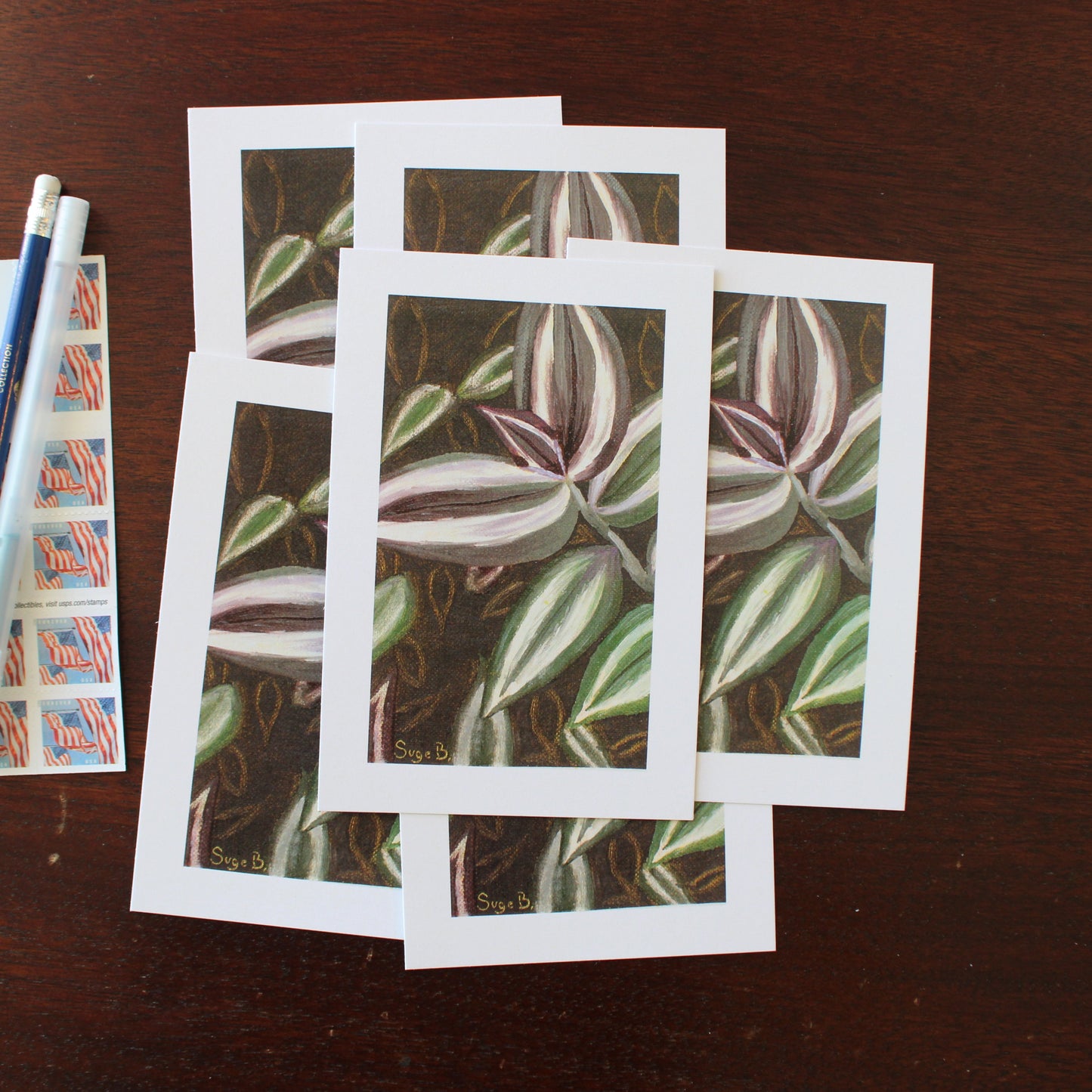 Tradescantia Postcard