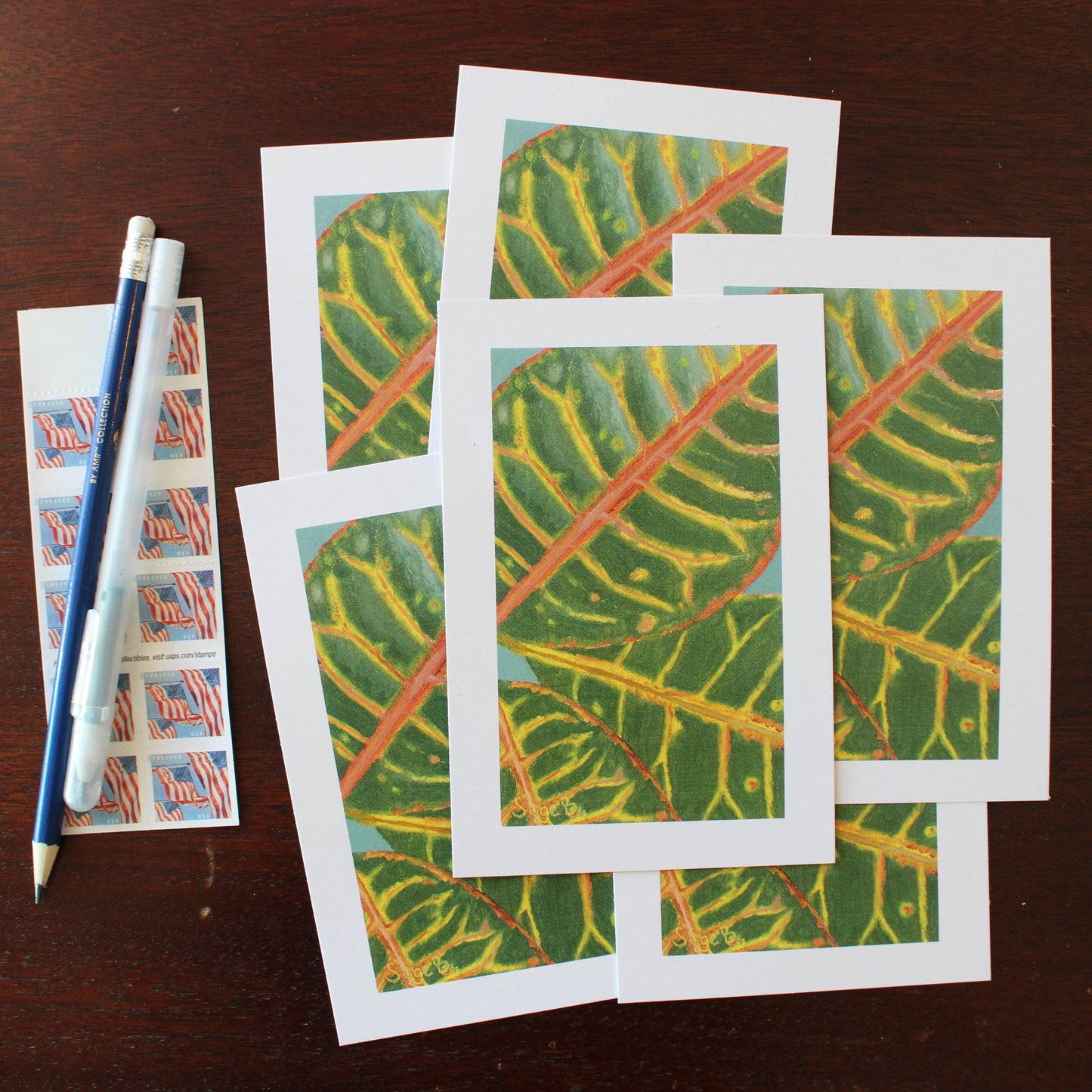 Red Croton Postcard
