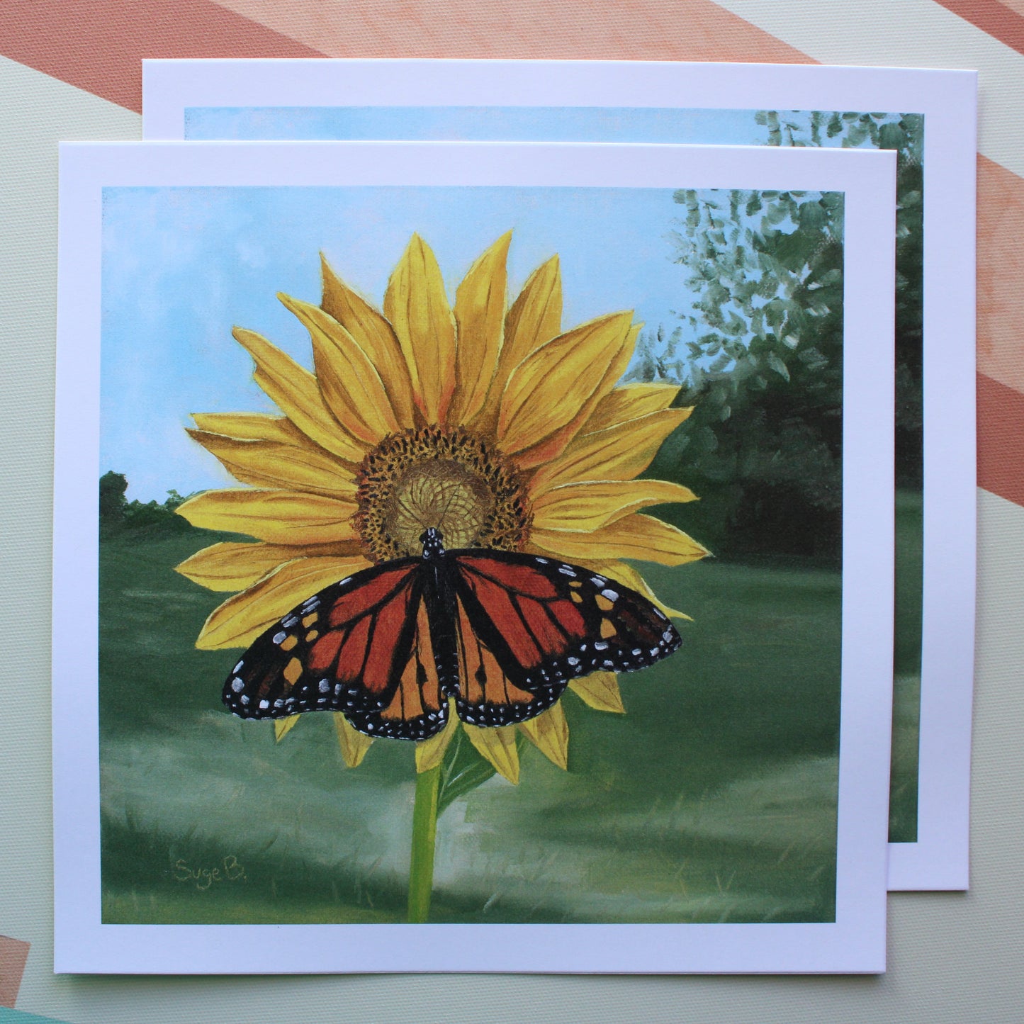 Sunflower Paper Print