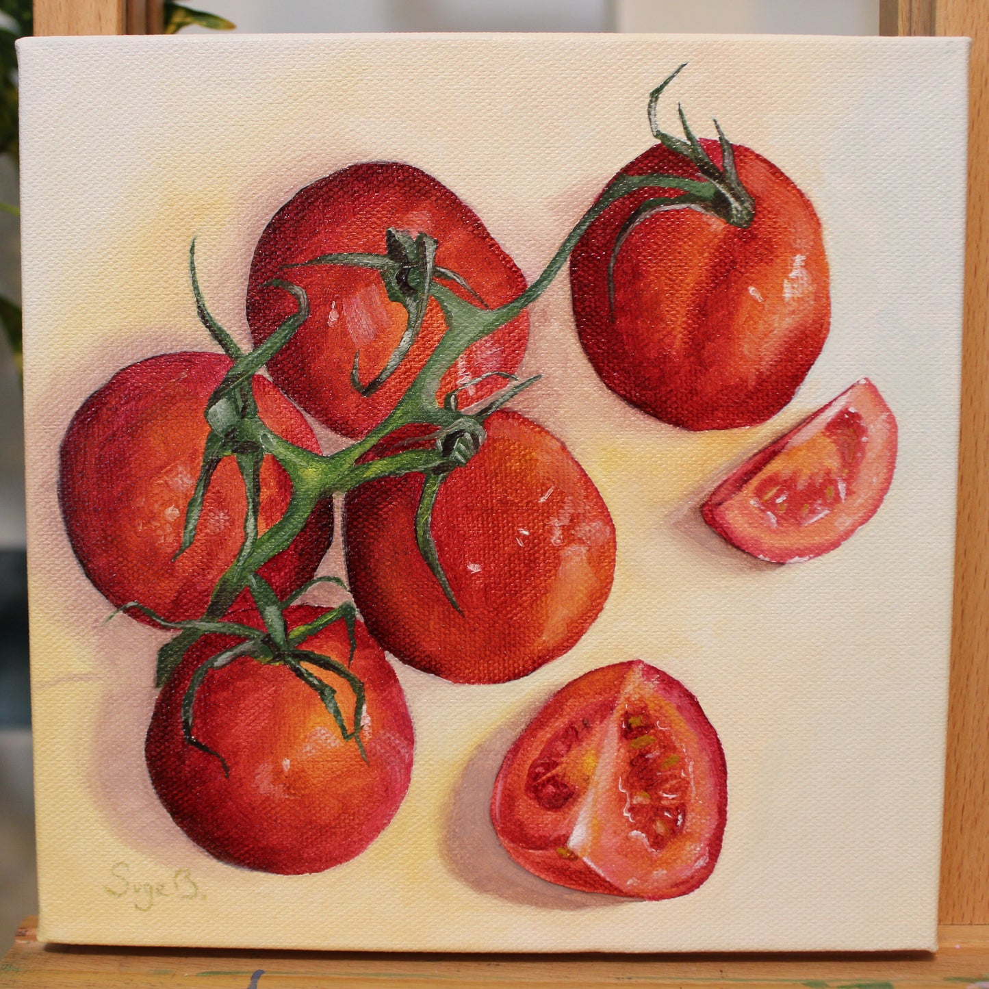 Tomatoes Original Painting