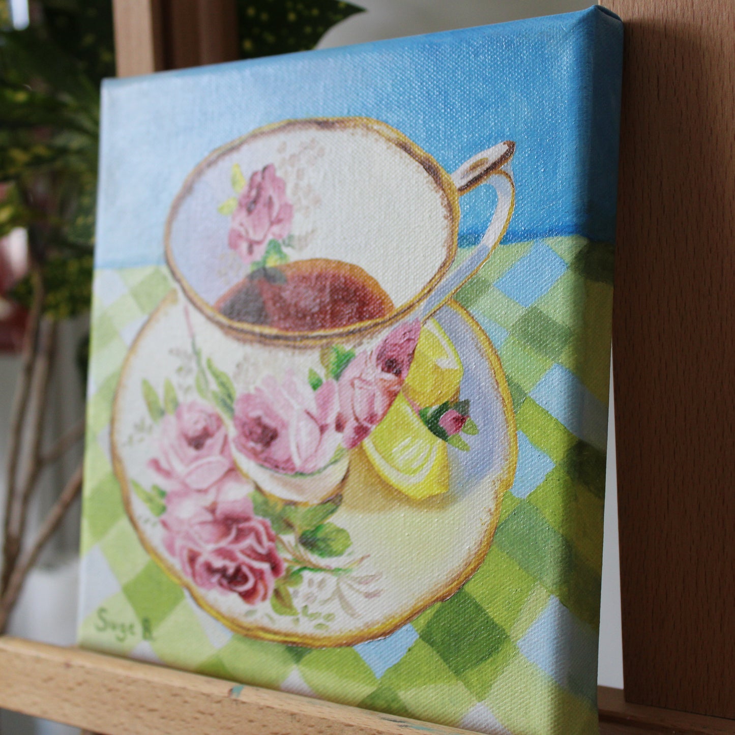 Teacup Original Painting