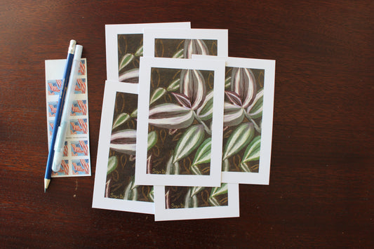 Tradescantia Postcard