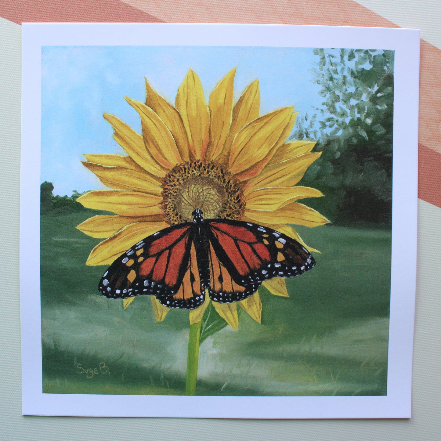 Sunflower Paper Print