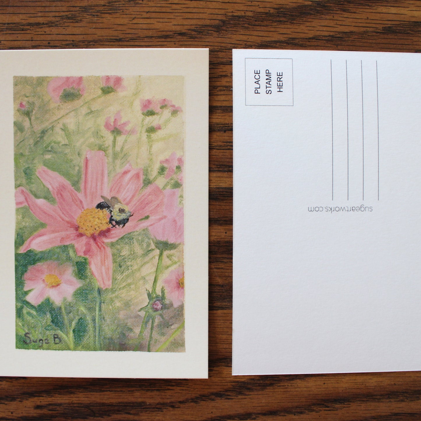 Sleepy Bee Postcard