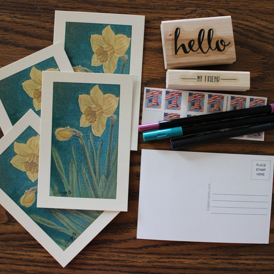 Daffodil Postcard