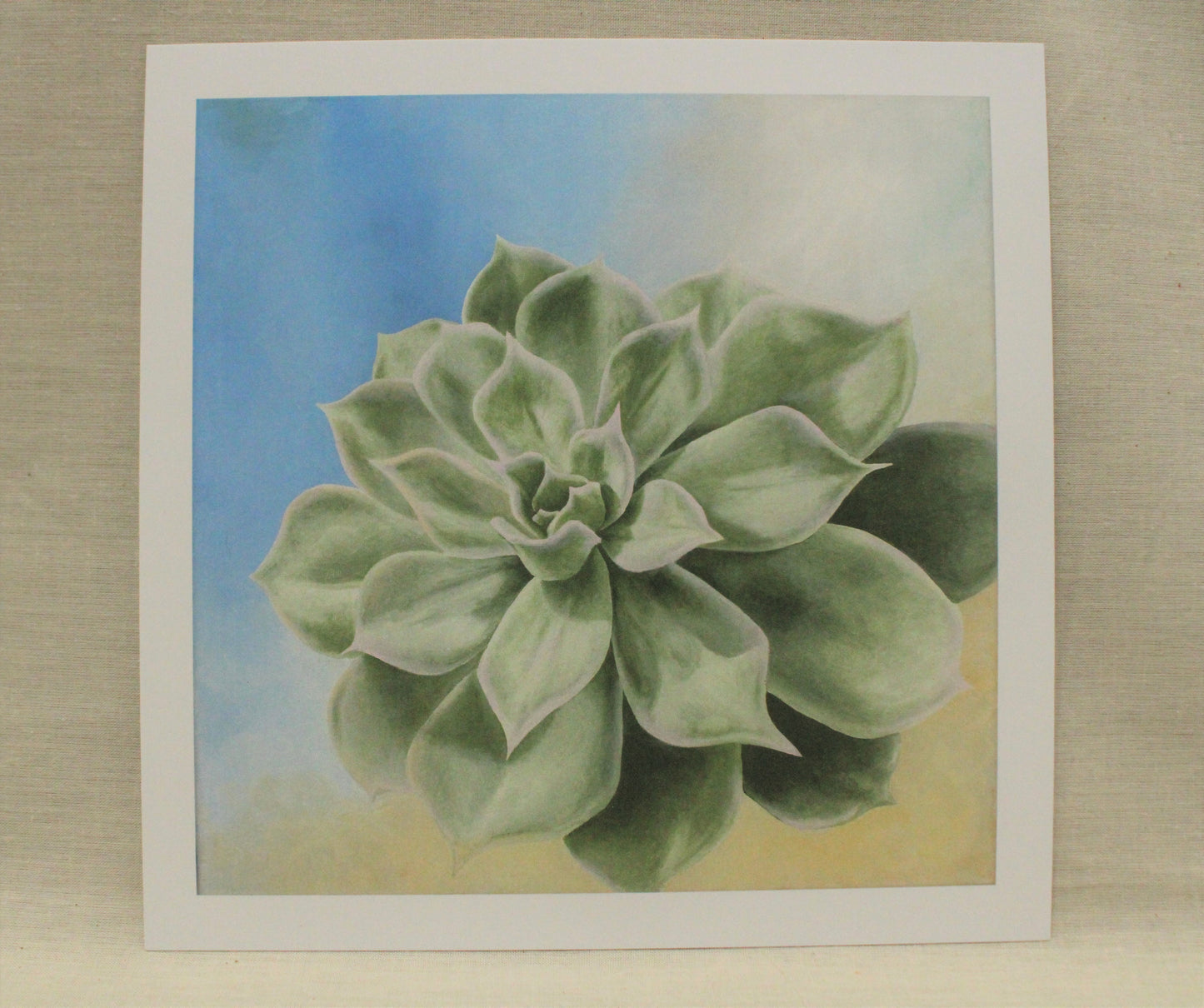 Succulent Paper Print